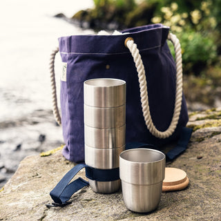Introducing the Wanderer Cup Set: Stacking, Insulated Picnic Cups