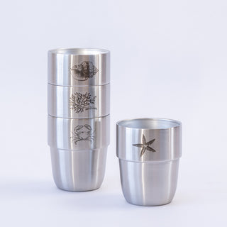 Rockpool Cups & Flask Gift Set